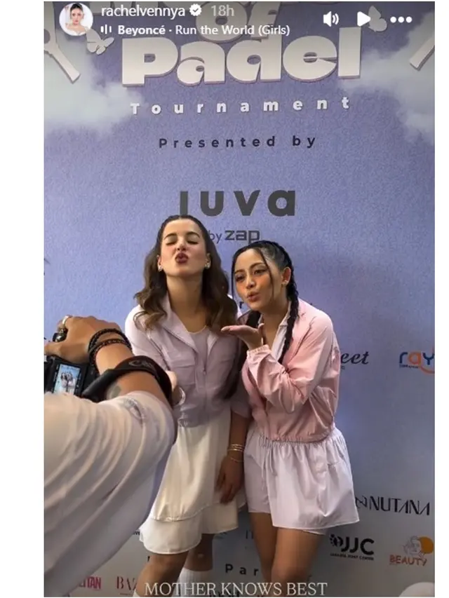 6 Potret Tasya Farasya Main Padel Bareng Rachel Vennya, Tampil Stylish dan Kompak
