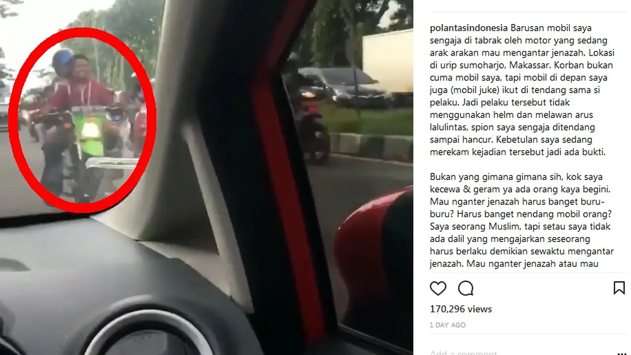 Viral Iring-iringan pengantar jenazah