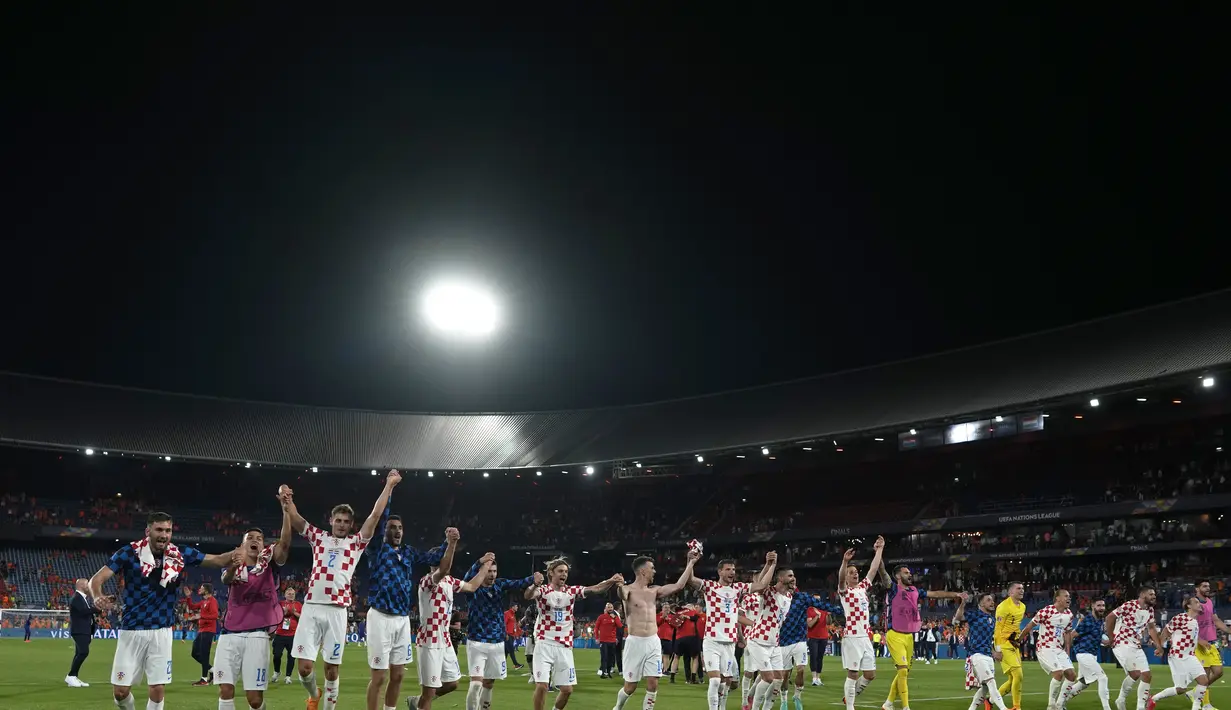 Sementara itu, Belanda akan berlaga di partai perebutan tempat ketiga. (AP Photo/Peter Dejong)
