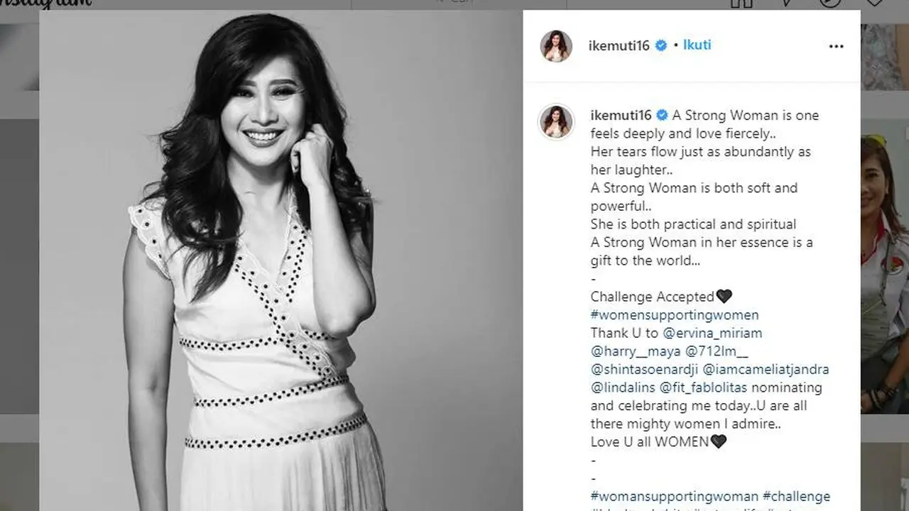 Artis Ike Muti membuat unggahan terkait dirinya yang diajak bekerjasama dengan Pemprov DKI dan menjadi viral.