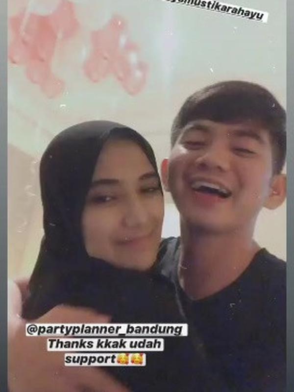 Rizki D'Academy dan Nadya Mustika Rahayu (Sumber: Instagram/da2_rizki123)