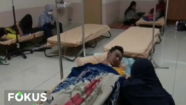 Data dari Dinas Kesehatan Cimahi, ratusan pasien DBD menghuni lima rumah sakit dan mendominasi ruang rawat inap seluruh rumah sakit.