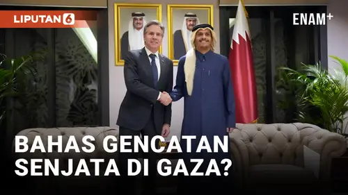 VIDEO: Menlu AS Antony Blinken Temui Putra Mahkota Arab Saudi, Bahas Gencatan Senjata di Gaza?