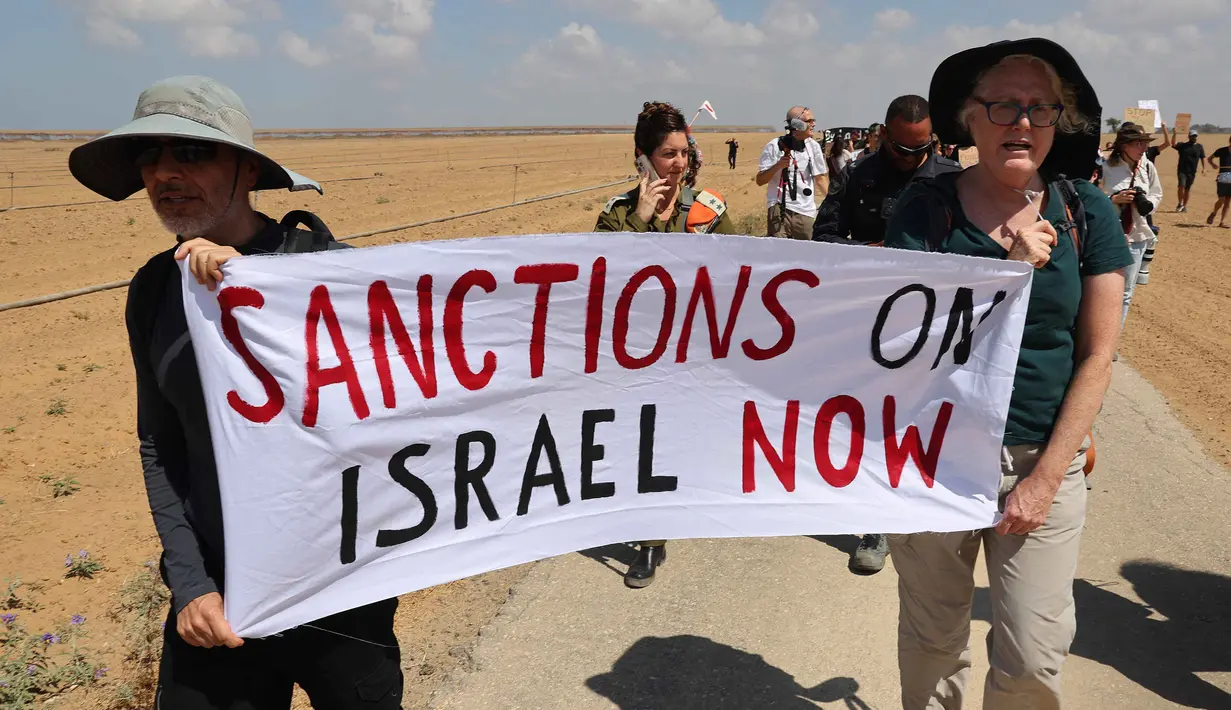 Operasi besar-besaran Israel ini berlangsung di tengah kecaman internasional. (Jack GUEZ/AFP)