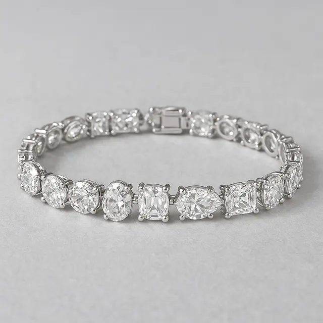 Model Gelang Tennis yang Klasik dan Mewah (Image by ChatGPT)