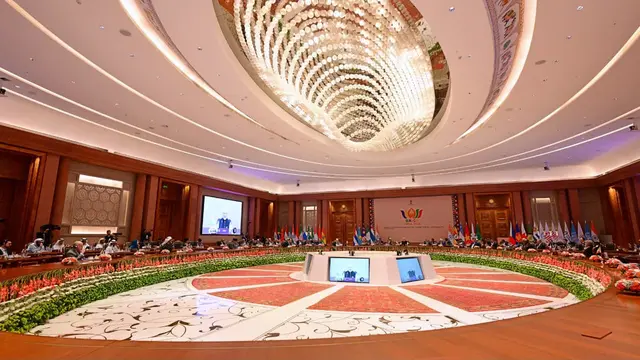 Presiden Prabowo Subianto menghadiri Konferensi Tingkat Tinggi (KTT) BRICS ke-18 di Bharat Mandapam, New Delhi, India. (Dok Kemenko Perekonomian)