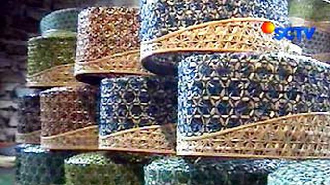 Indahnya Kopiah  Anyaman Bambu  Sunarwi News Liputan6 com