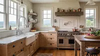 8 Model Dapur Hemat Ruang dan Biaya untuk Rumah Pedesaan