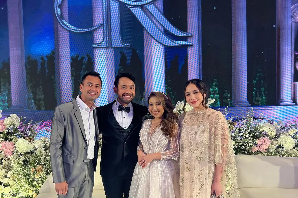 Raffi Ahmad hadir di resepsi pernikahan Kiky Saputri (Instagram/raffinagita1717)