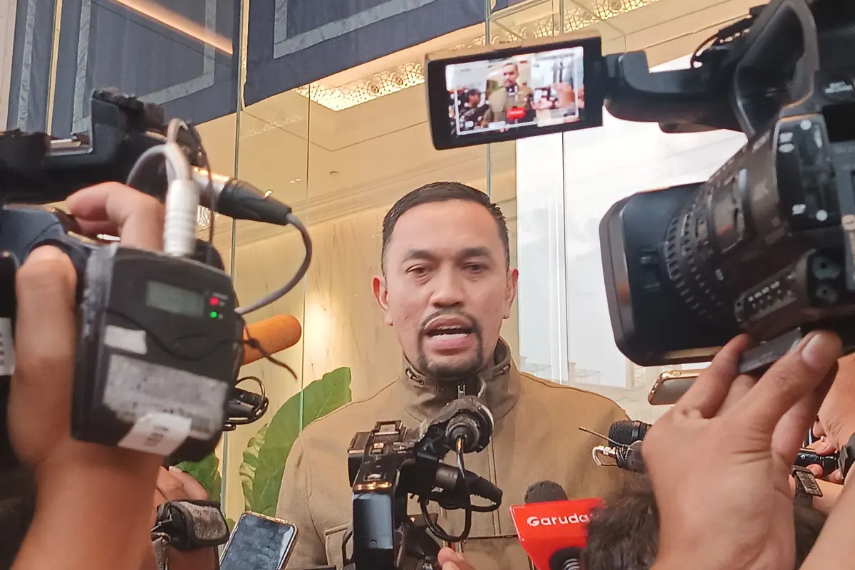 Bendahara Umum (Bendum) Partai Nasional Demokrat (NasDem) Ahmad Sahroni (Nur Habibie/Merdeka.com)