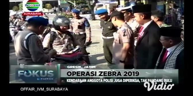 VIDEO: Uniknya Operasi Zebra Semeru 2019 di Gresik