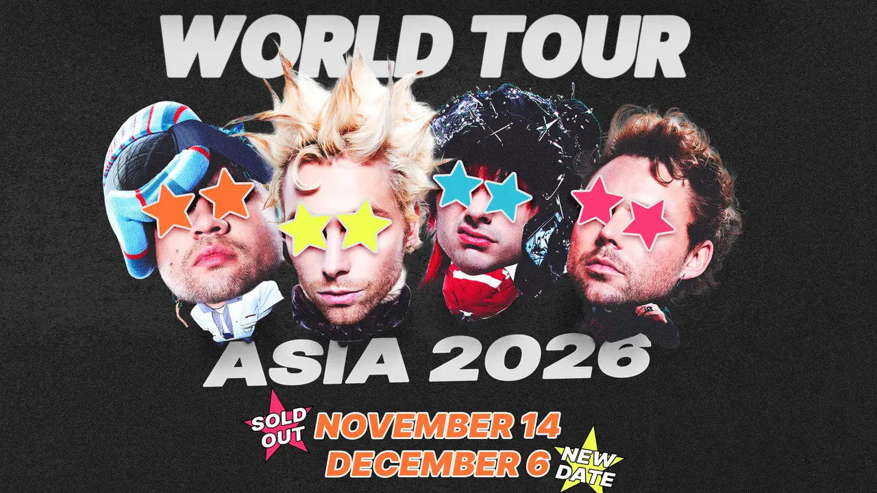5 Seconds of Summer Tambah Konser Encore di Jakarta untuk “Everyone’s A Star!” World Tour Asia 2026