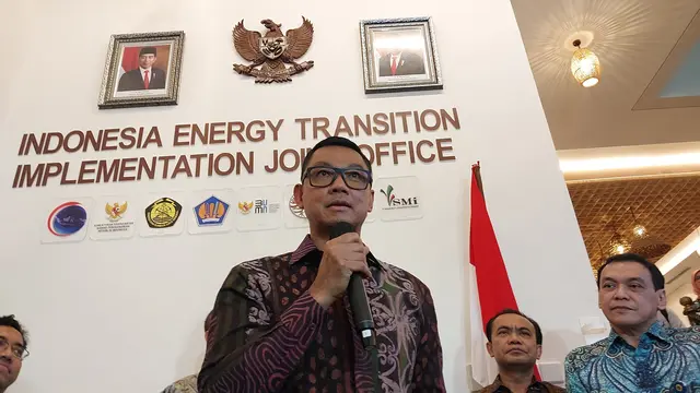 Peresmian kantor Satuan Tugas Transisi Energi Nasional (TEN) atau Indonesia Energy Transition Implementation Joint Office.