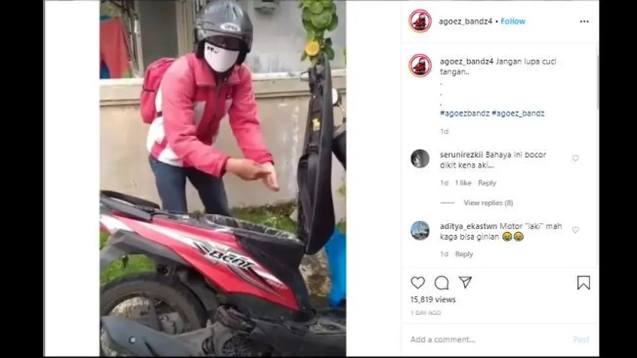 Bagasi Honda BeAT Disulap Jadi Wastafel