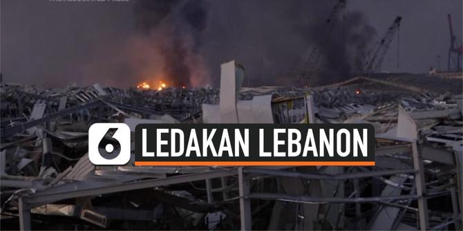 VIDEO: Tragis, Sedikitnya 50 Tewas Akibat Ledakan Dahsyat di Lebanon