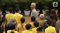 Bakal calon presiden dari Partai Demokrasi Indonesia Perjuangan (PDIP) saat menyampaikan kuliah kebangsaan di Fakultas Ilmu Sosial dan Ilmu Politik (FISIP) Universitas Indonesia (UI), Depok, Senin (18/9/2023). (merdeka.com/Arie Basuki)