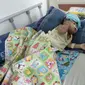 Kondisi Muhammad Adam Saputra, bayi berusia 7 bulan, di RSUD Bahteramas Kendari, mulai membaik. Foto: (Ahmad Akbar Fua/Liputan6.com)