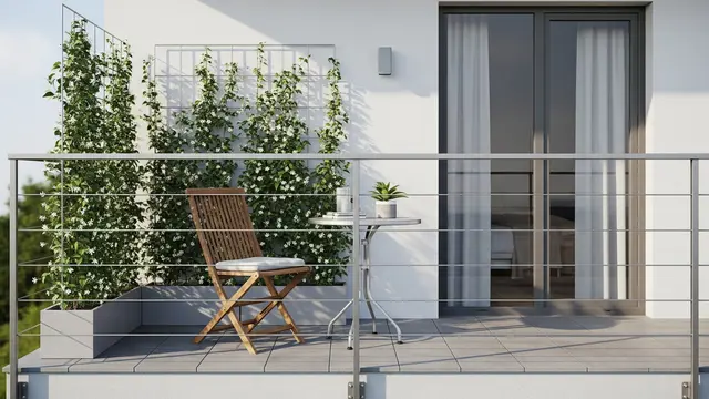 Model Teras Rumah Kecil yang Enak Dipakai Nyantai (AI)