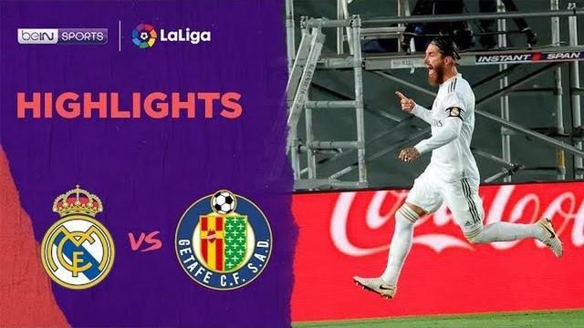 Berita Video Highlights La Liga, Real Madrid Menang Tipis Lawan Getafe 1-0