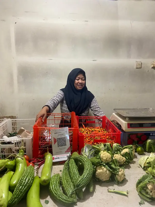 Toko 'Bakar Sayur' di Pasar Kolombo