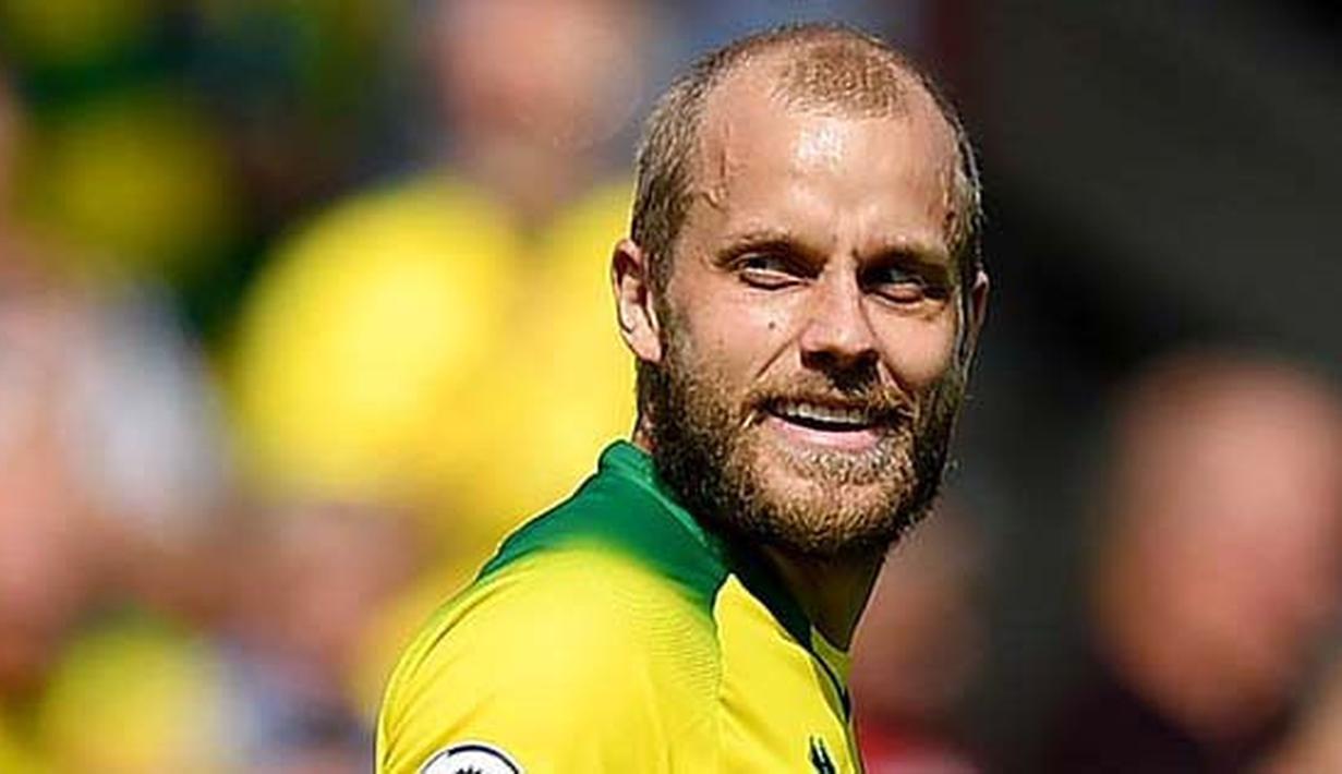 Norwich City untuk ke-17 kalinya musim ini gagal bikin gol dan top scorernya, Teemu Pukki, sudah absen mencetak gol sejak 22 Januari. (AFP/Daniel Leal-Olivas)
