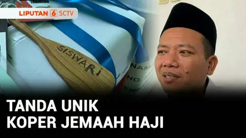 VIDEO: Unik! Boneka hingga Centong Nasi Jadi Penanda Koper Jemaah Calon Haji