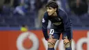 Striker Atletico Madrid, Sergio "Kun" Aguero di laga leg kedua babak 16 besar Liga Champions lawan FC Porto di Dragao Stadium, Porto, 11 Maret 2009. AFP PHOTO / MIGUEL RIOPA 