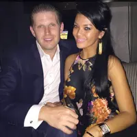 Farah Quinn berpose bersama Eric Trump. (Dokumentasi pribadi)