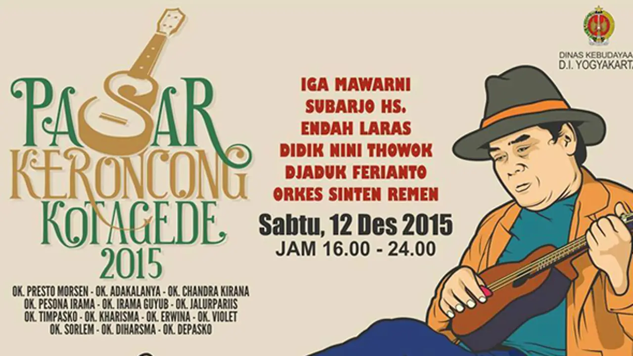 Lebih Dekat dengan Musik Keroncong di Pasar Keroncong Kotagede 