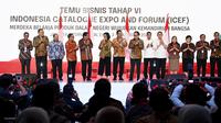 Menteri Keuangan Sri Mulyani dalam acara Temu Bisnis (Business Matching) Tahap VI dengan tema “Merdeka Belanja Produk Dalam Negeri, Wujudkan Kemandirian Bangsa”.