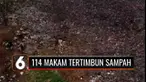 Inilah kondisi 114 makam di TPU Sumur Batu, Bekasi, yang nyaris tak dikenali akibat tertimbun sampah. Para ahli waris meminta ke pemkot soal ganti rugi dan pemindahan makam ke tempat yang lebih layak.