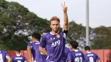 Pemain Persik Kediri, Ze Valente, menjadi gelandang terbaik BRI Liga 1 2024/2025 di mata mantan pemain Persib Bandung dan Persebaya Surabaya, Robertino Pugliara. (Bola.com/Gatot Sumitro)
