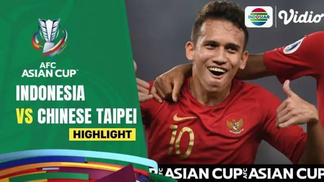 berita video highlights gol David Rumakiek saat Timnas Indonesia unggul sementara atas Chinese Taipei di babak pertama Kualifikasi Piala Asia 2023, Kamis (7/10/21)