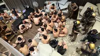 Digerebek! 122 Pria Pesta Narkoba di Hotel Bangkok Hanya Gunakan Pakaian Dalam