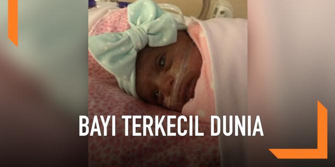 VIDEO: Lahir dengan Berat 245 Gram, Ini Bayi Terkecil di Dunia