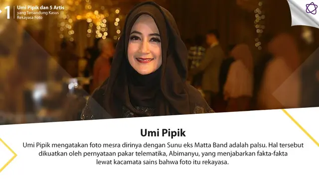 [Bintang] Umi Pipik dan 5 Artis yang Tersandung Kasus Rekayasa Foto