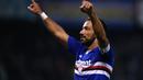 Total 16 gol sudah dicetak sejak awal musim 2018/19.  Kontribusinya diyakini akan semakin besar mengingat gol Quagliarella tak hanya bersumber dari gawang klub papan bawah saja. (AFP/marco Berterello)