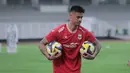 Pesepakbola yang tergabung Timnas Indonesia menjalani pemusatan latihan (Training Camp) di Stadion Madya, Kompleks Gelora Bung Karno, Senayan, Jakarta, Senin (1/6/2026). (Bola.com/M Iqbal Ichsan)