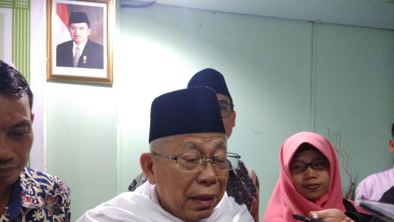 Ketua MUI Ma'ruf Amin (Merdeka.com/Muhammad Genantan)
