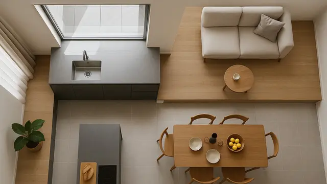 Desain Rumah Split Level Sederhana