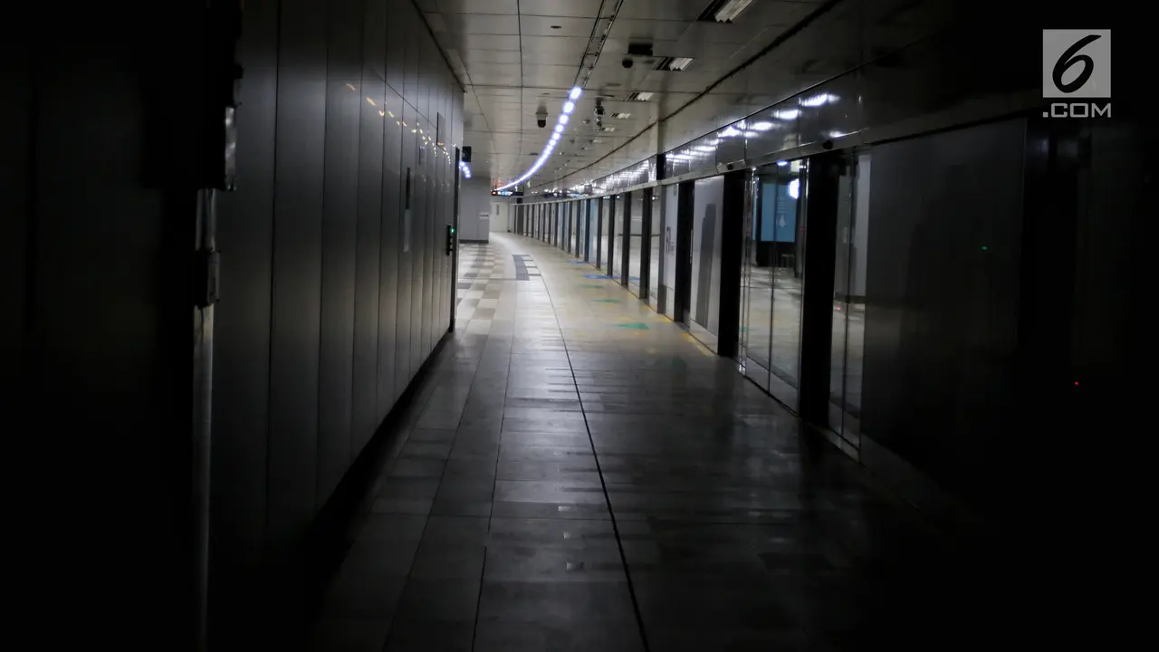 Listrik Padam, Layanan MRT Lumpuh Total