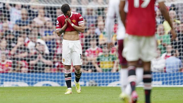 Foto: Bruno Fernandes Gagal Manfaatkan Voucher Penalti, Manchester United Dipermalukan Aston Villa