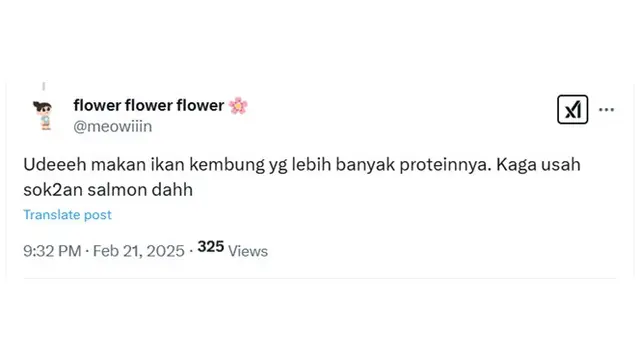 6 Cuitan Netizen Pengganti Ikan Salmon Sashimi Ini Kocak, Disebut Dampak Efisiensi