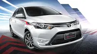 Toyota Vios TRD Sportivo mendapat beberapa upgrade kosmetik pada eksterior.