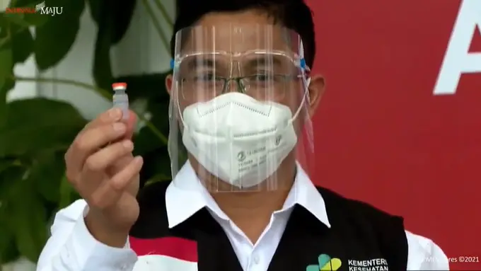 Vaksin Sinovac pertama yang diberikan kepada Jokowi