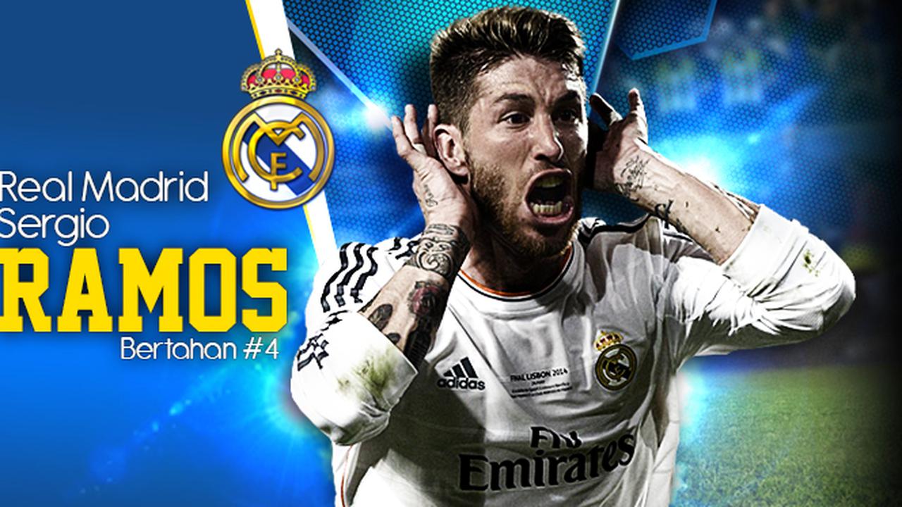 Ilustrasi Sergio Ramos