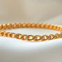 Diamond Chain Bracelet/Model Gelang Anak Remaja (Sumber: qwen.ai)