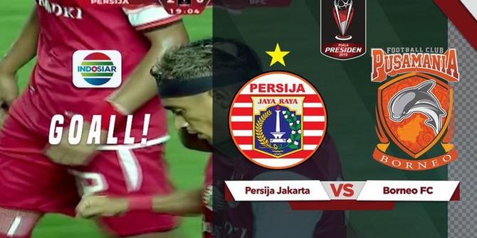 VIDEO: Tipu Daya Penyerang Persija Sukses Taklukkan Bek Borneo FC