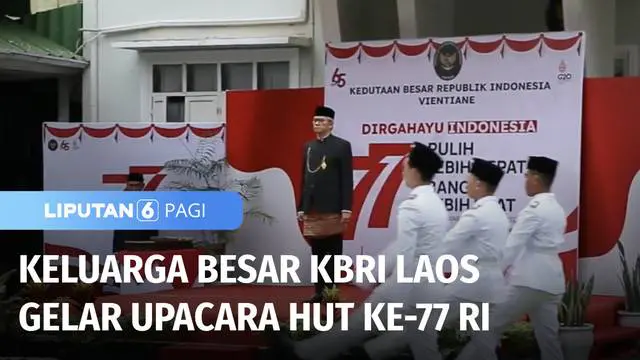 Upacara peringatan HUT ke-77 RI digelar di sejumlah negara. Di Berlin, upacara berlangsung khidmat. Selain upacara, KBRI Berlin juga menggelar bazar. Masyarakat Indonesia juga turut menggelar upacara bendera di Laos dan Swiss.