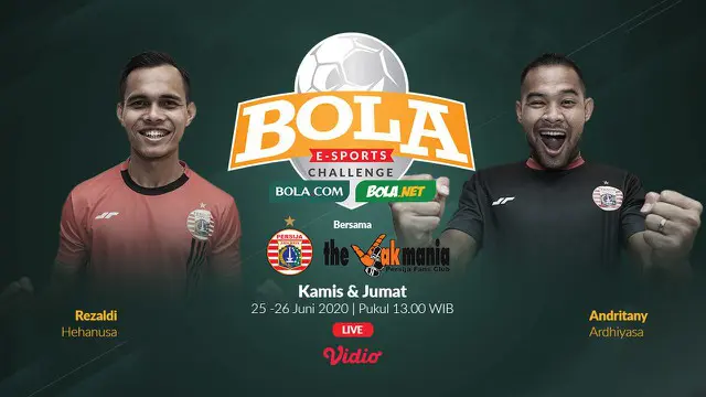 VIDEO: Nantikan Kehebatan Kiper Persija Jakarta, Andritany Ardhiyasa Bersama The Jakmania di BOLA E-Sports Challenge